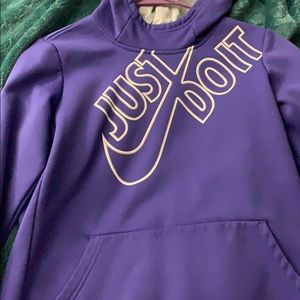 Purple nike hoodie
